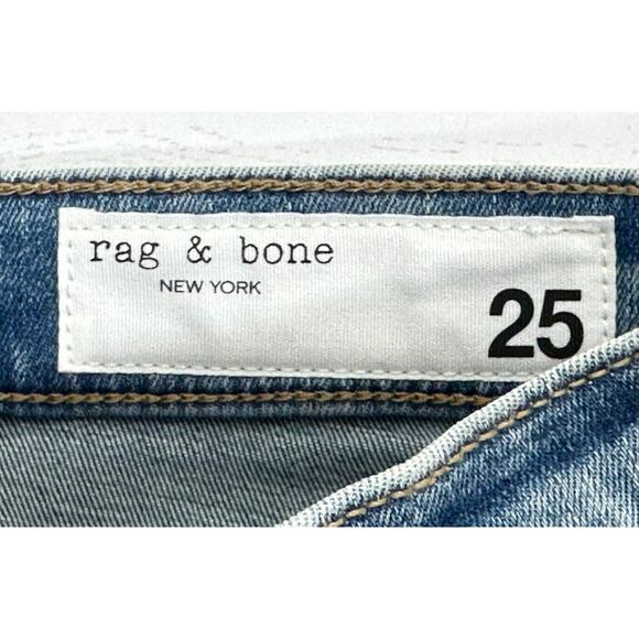 Rag & Bone The Sofie Flexi High Rise Ultra Wide Ankle Jeans Casual Relaxed 25 - Picture 3 of 11